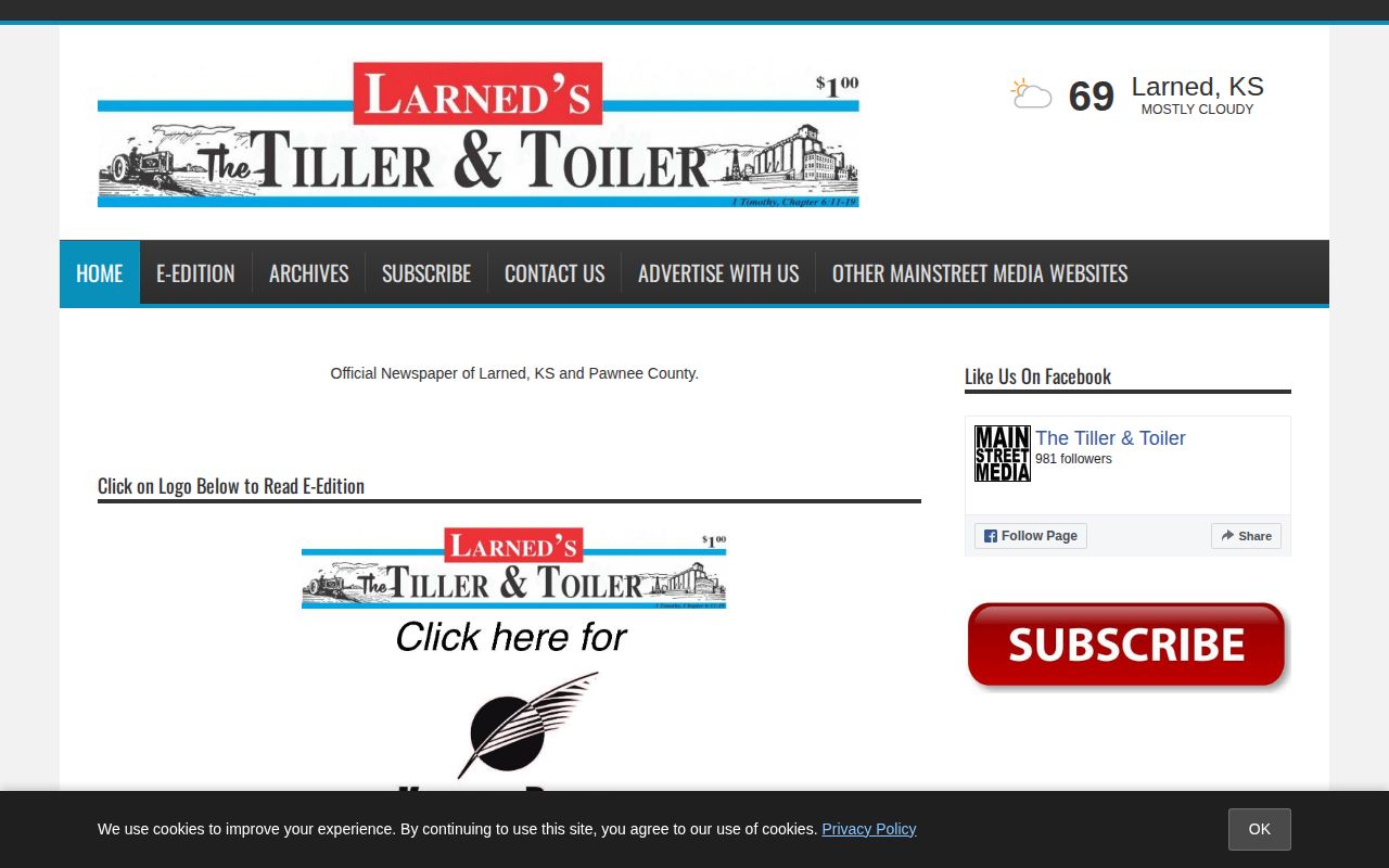 Pawnee County Tiller and Toiler crime and arrest news source